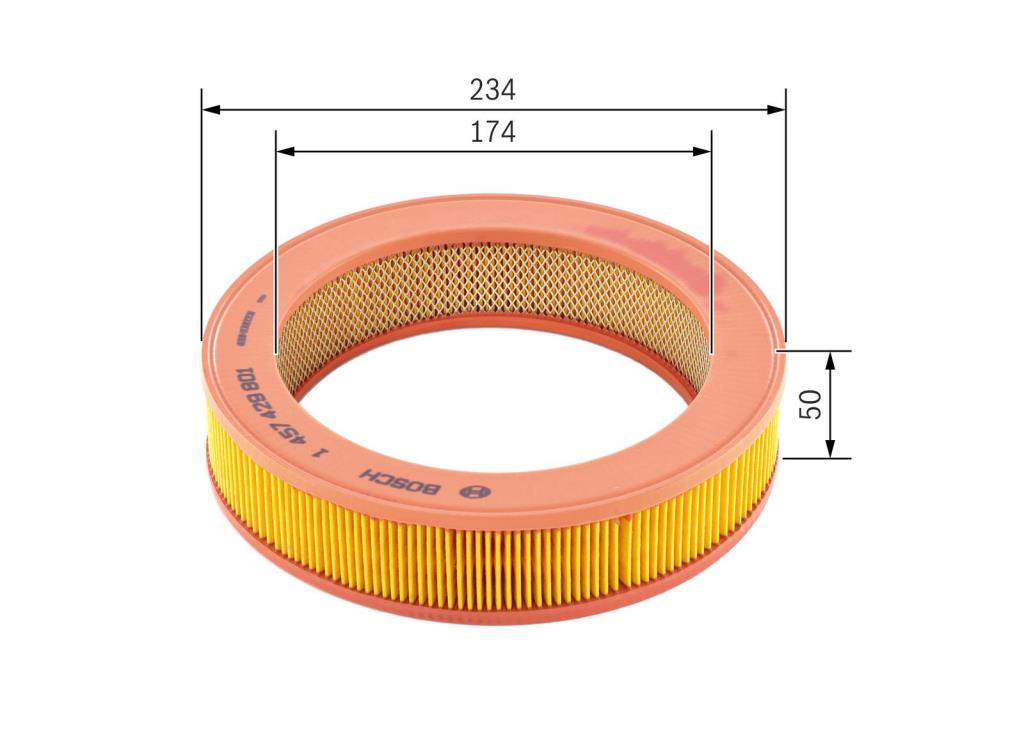 Filtre à air BOSCH ref. 1 457 429 801
