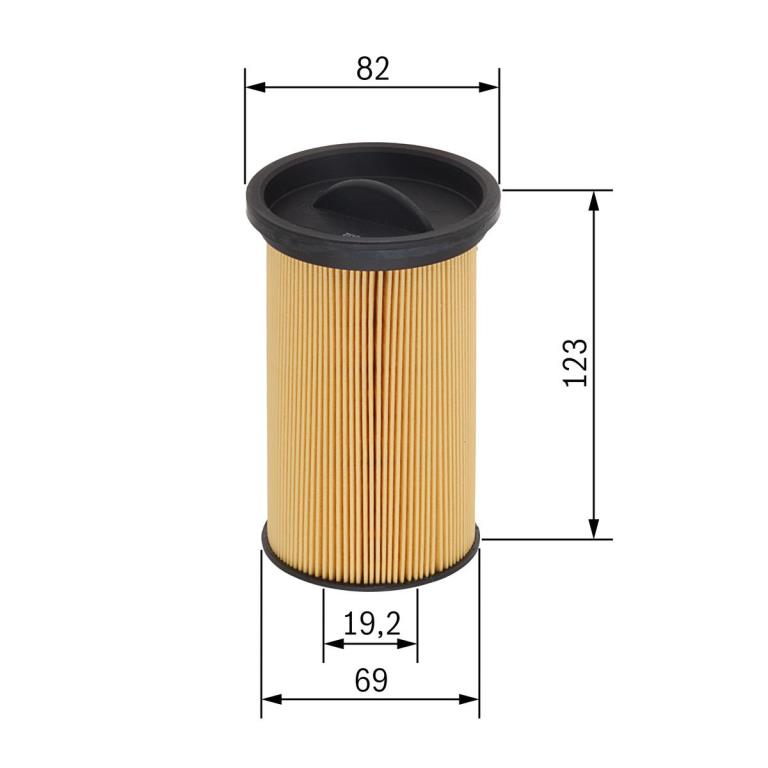 Filtre à carburant (Filtre à gasoil) BOSCH 1 457 431 708