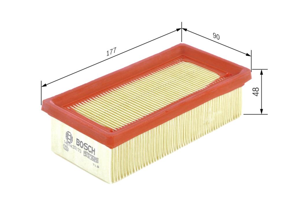 Filtro de ar BOSCH ref. 1 457 432 173