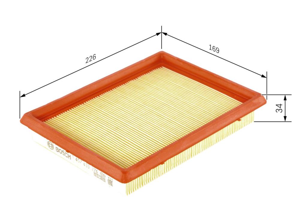 Filtre à air BOSCH ref. 1 457 433 274
