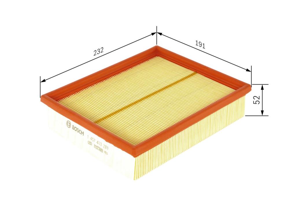 Filtre à air BOSCH 1 457 433 289