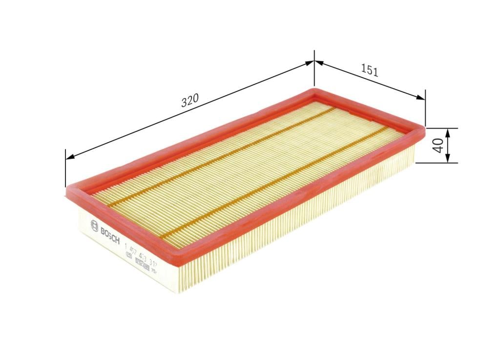 Filtre à air BOSCH ref. 1 457 433 317