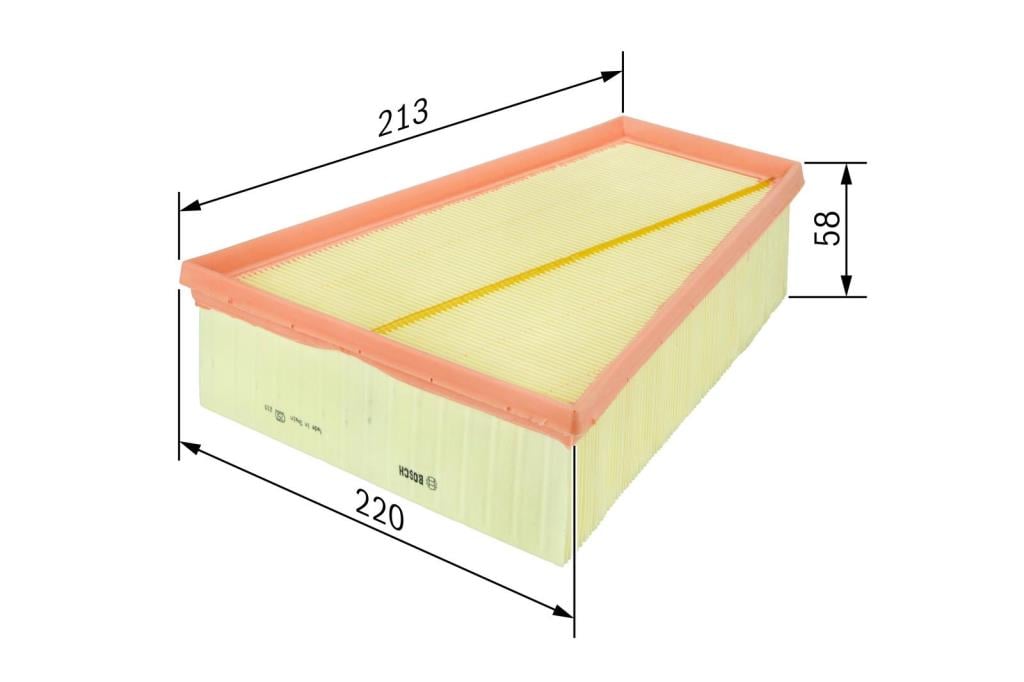 Filtro de ar BOSCH ref. 1 457 433 532