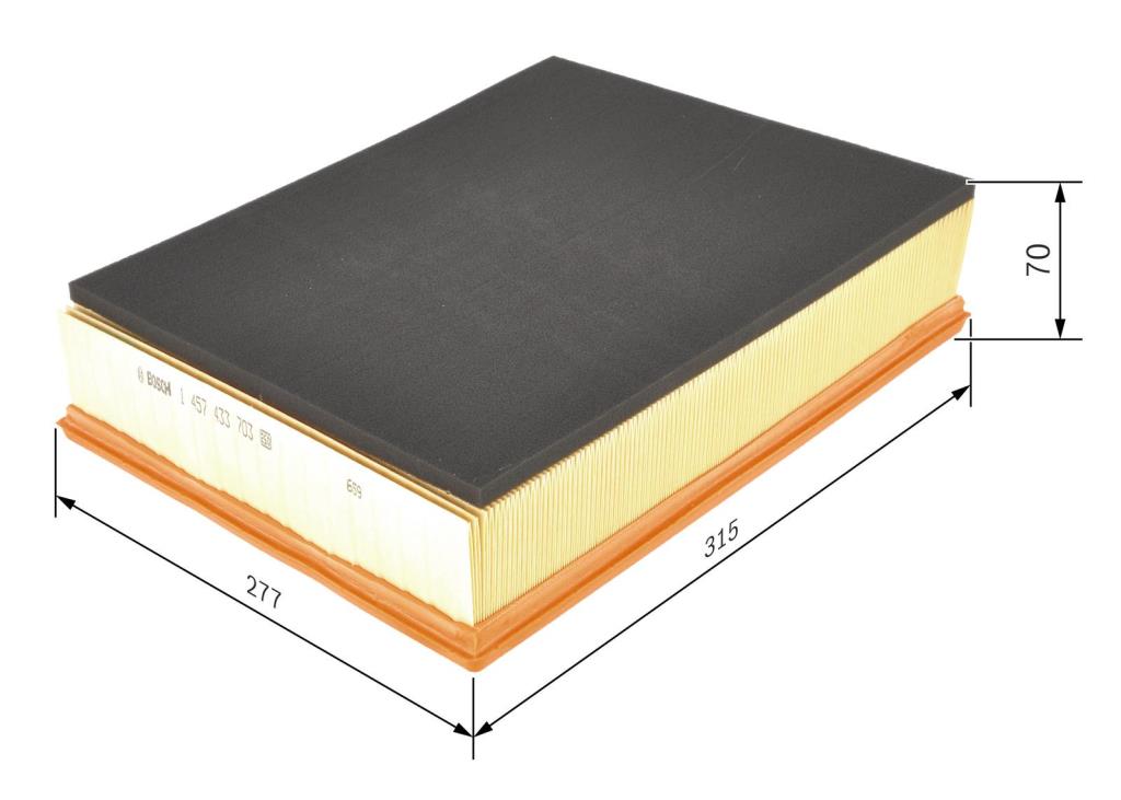 Filtre à air BOSCH ref. 1 457 433 703