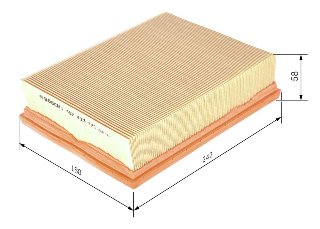 Filtre à air BOSCH 1 457 433 771