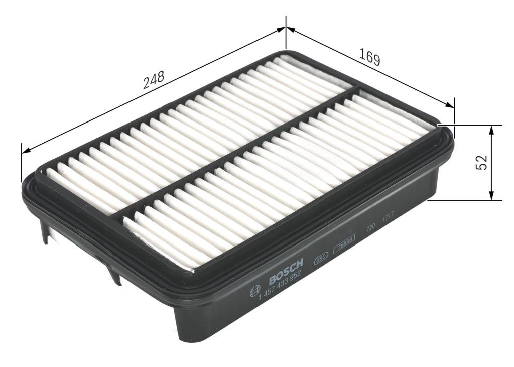Filtre à air BOSCH ref. 1 457 433 952