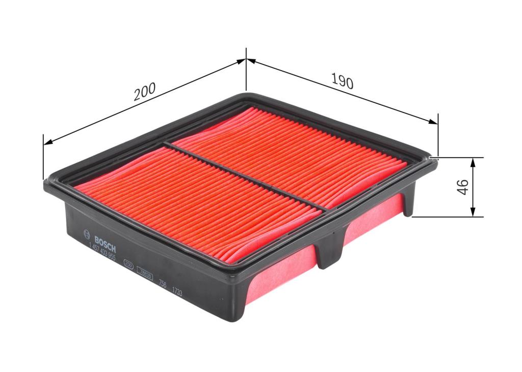 Filtre à air BOSCH ref. 1 457 433 955