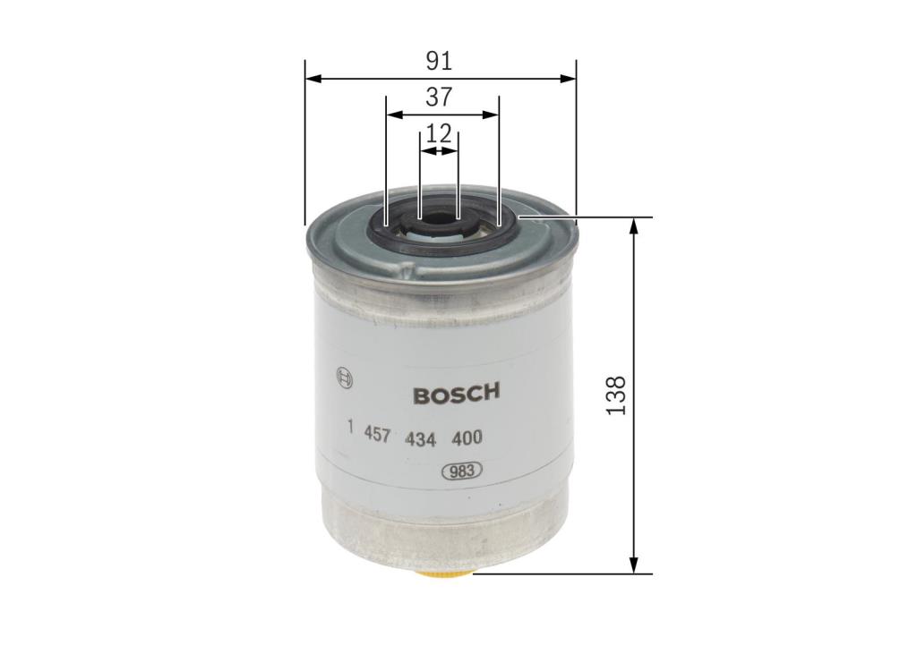 Filtre à carburant (Filtre à gasoil) BOSCH ref. 1 457 434 400
