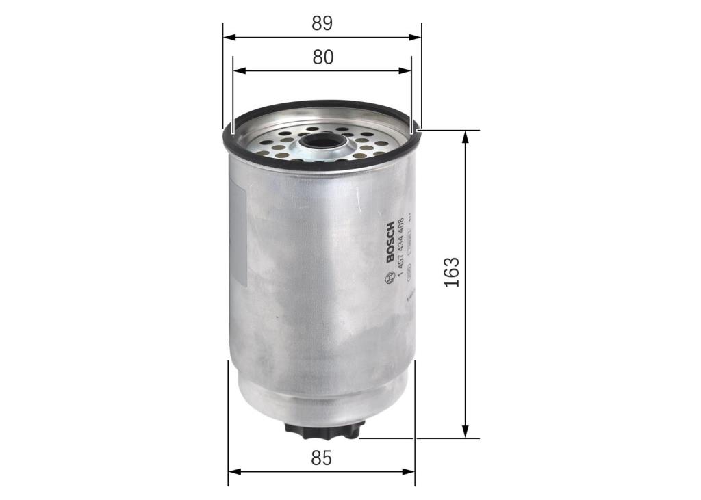 Filtre à carburant (Filtre à gasoil) BOSCH ref. 1 457 434 408