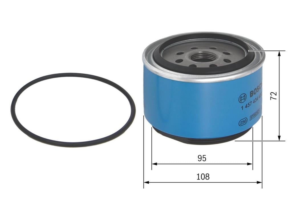 Filtre à carburant (Filtre à gasoil) BOSCH 1 457 434 450