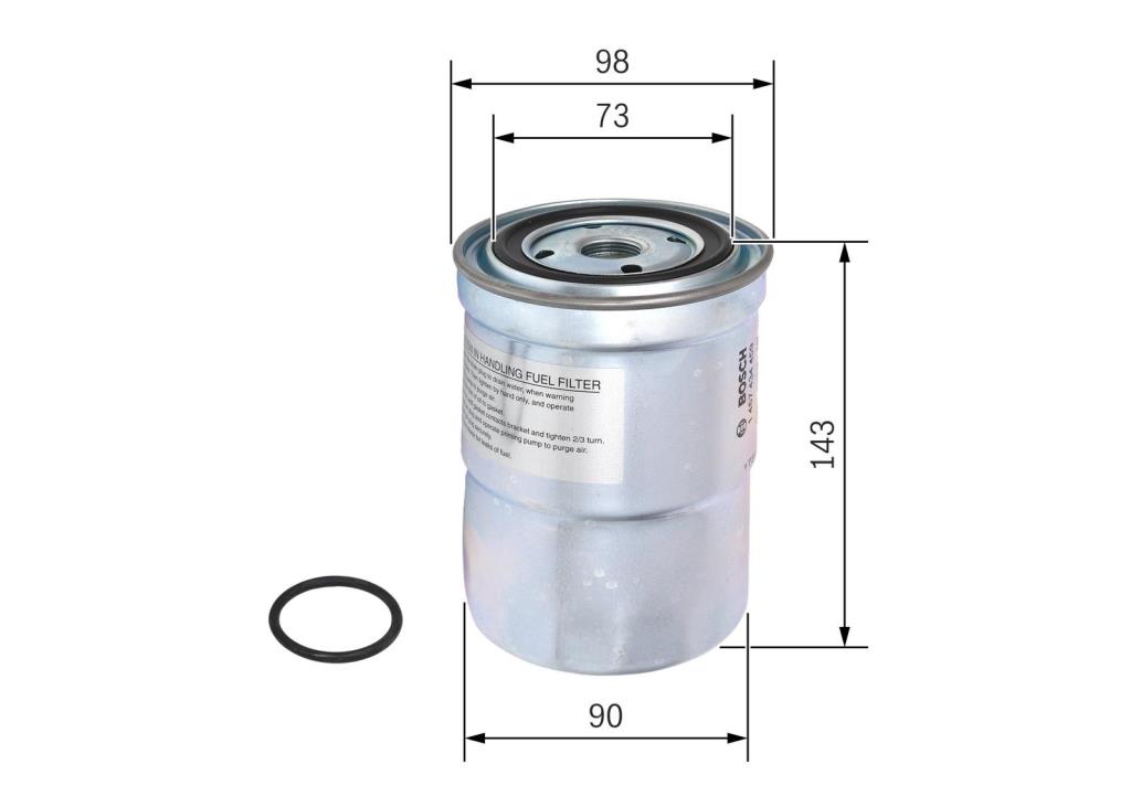 Filtre à carburant (Filtre à gasoil) BOSCH ref. 1 457 434 459