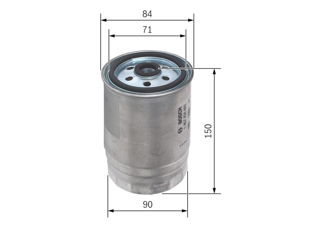 Filtre à carburant (Filtre à gasoil) BOSCH ref. 1 457 434 460