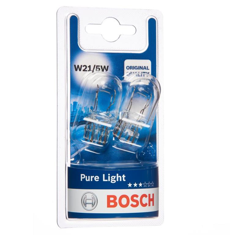 Ampoule BOSCH 2 ✕ W21/5W Pure Light - 1 987 301 079 au meilleur prix -  Oscaro