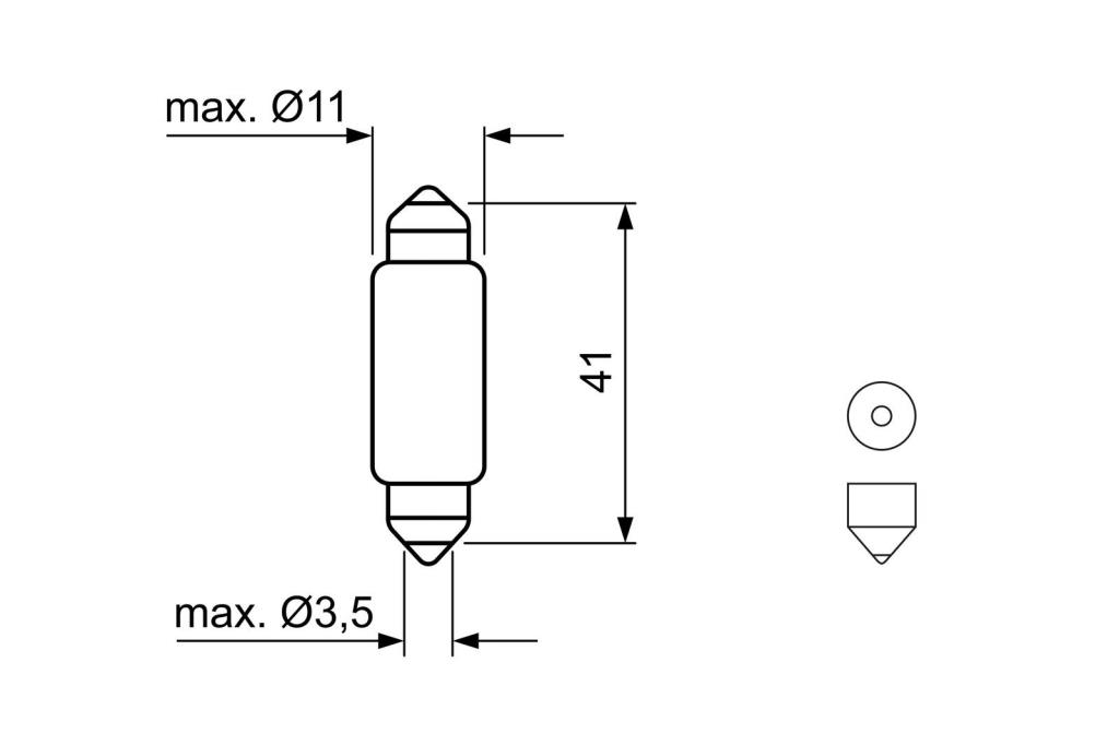 Lâmpadas LED Iluminação interior e sinalética BOSCH LED Retrofit - Sof.10W - ref. 1 987 301 509