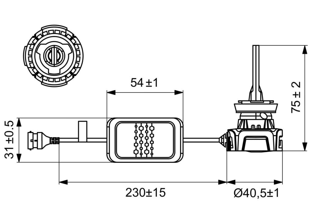 Ampoule LED Eclairage Avant BOSCH ref. 1 987 301 558