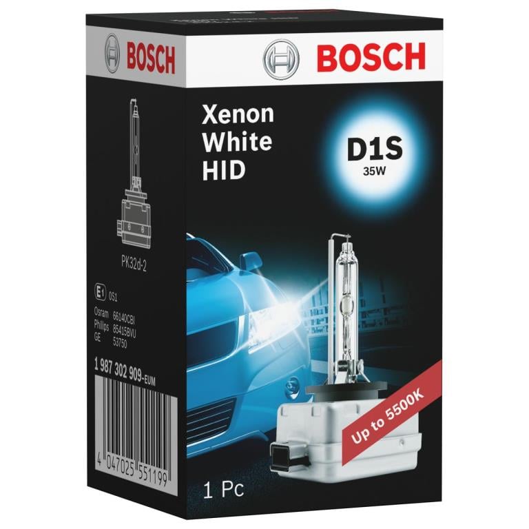 Xenon Scheinwerferlampen BOSCH 1 ✕ D1S Xenon White HID - 1 987