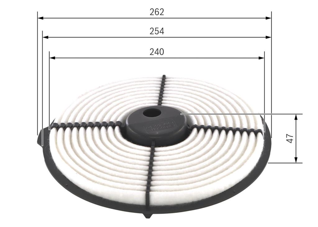 Filtre à air BOSCH ref. 1 987 429 122
