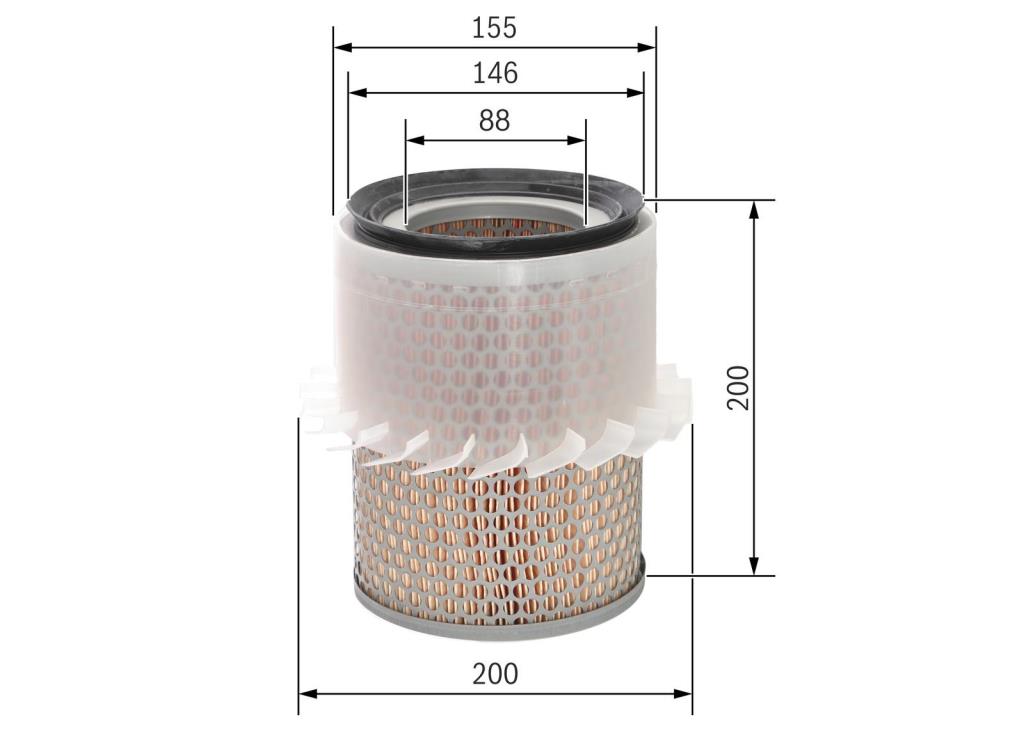Filtre à air BOSCH 1 987 429 186