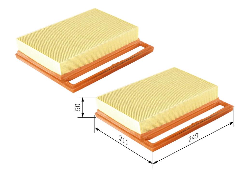 Filtro de ar BOSCH ref. 1 987 429 402