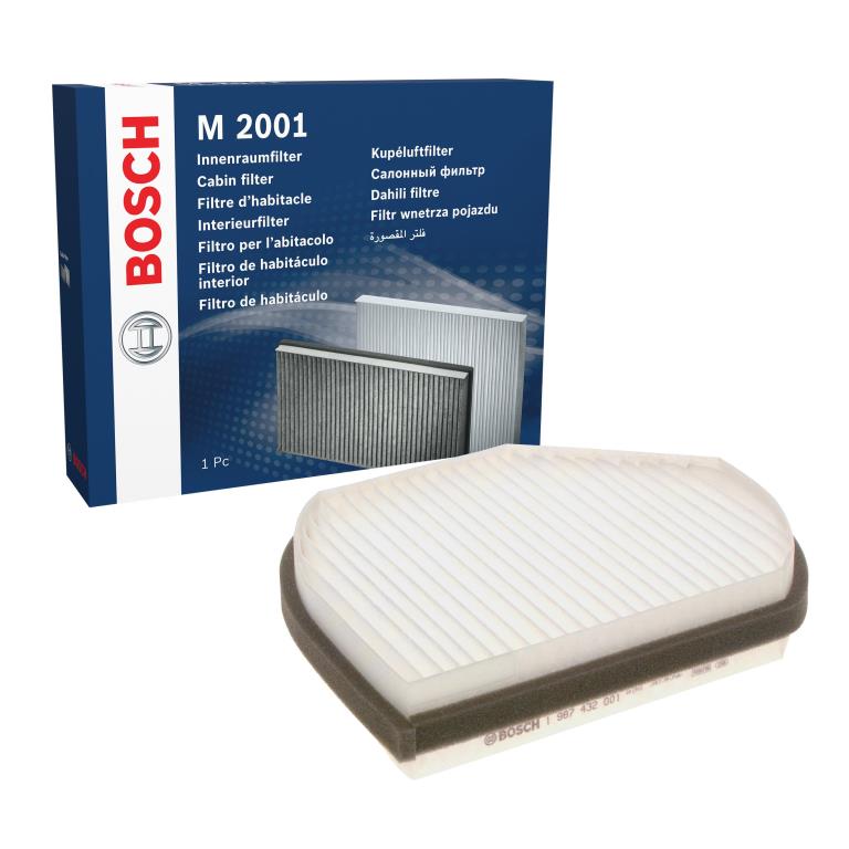 Filtre d'habitacle (Filtre à pollen) BOSCH M2001 - ref. 1 987 432 001