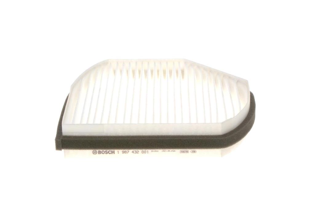 Filtre d'habitacle (Filtre à pollen) BOSCH M2001 - ref. 1 987 432 001