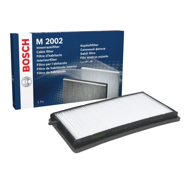 Filtre d'habitacle (Filtre à pollen) BOSCH M2002 - ref. 1 987 432 002