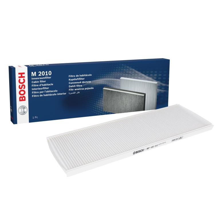 Filtre d'habitacle (Filtre à pollen) BOSCH M2010 - ref. 1 987 432 010