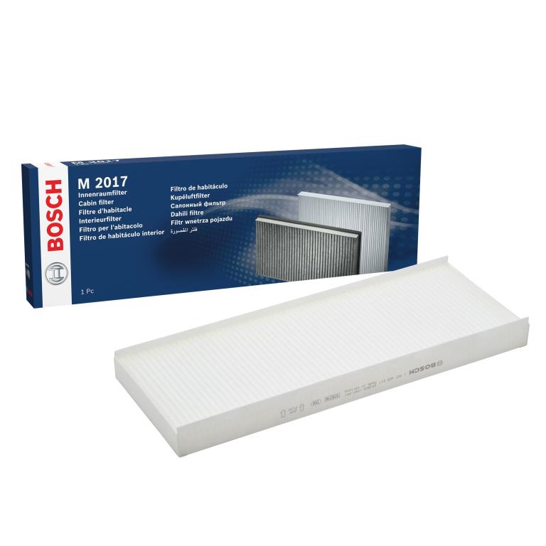 Filtre d'habitacle (Filtre à pollen) BOSCH M2017 - ref. 1 987 432 017