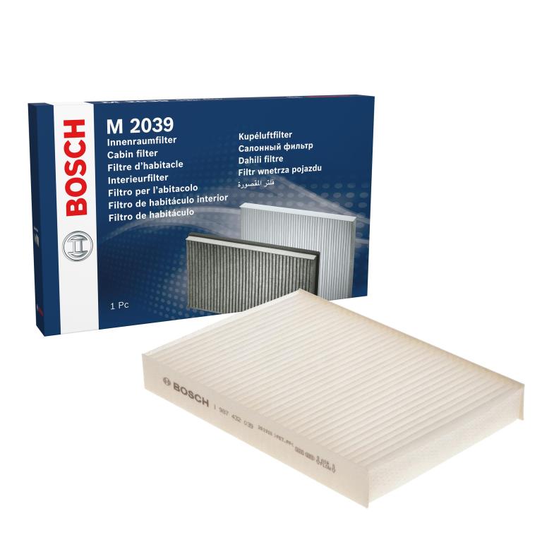 Filtre d'habitacle (Filtre à pollen) BOSCH M2039 - ref. 1 987 432 039