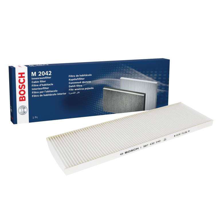 Filtre d'habitacle (Filtre à pollen) BOSCH M2042 - ref. 1 987 432 042