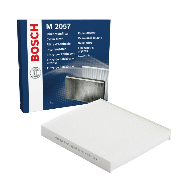 Filtre d'habitacle (Filtre à pollen) BOSCH M2057 - ref. 1 987 432 057