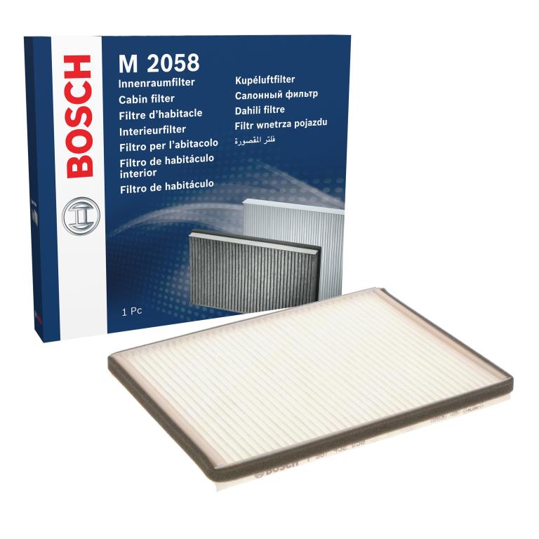 Filtre d'habitacle (Filtre à pollen) BOSCH M2058 - ref. 1 987 432 058