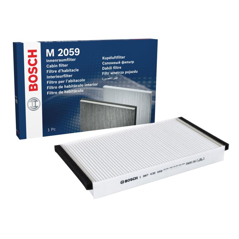 Filtre d'habitacle (Filtre à pollen) BOSCH M2059 - ref. 1 987 432 059