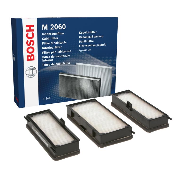 Filtre d'habitacle (Filtre à pollen) BOSCH M2060 - ref. 1 987 432 060