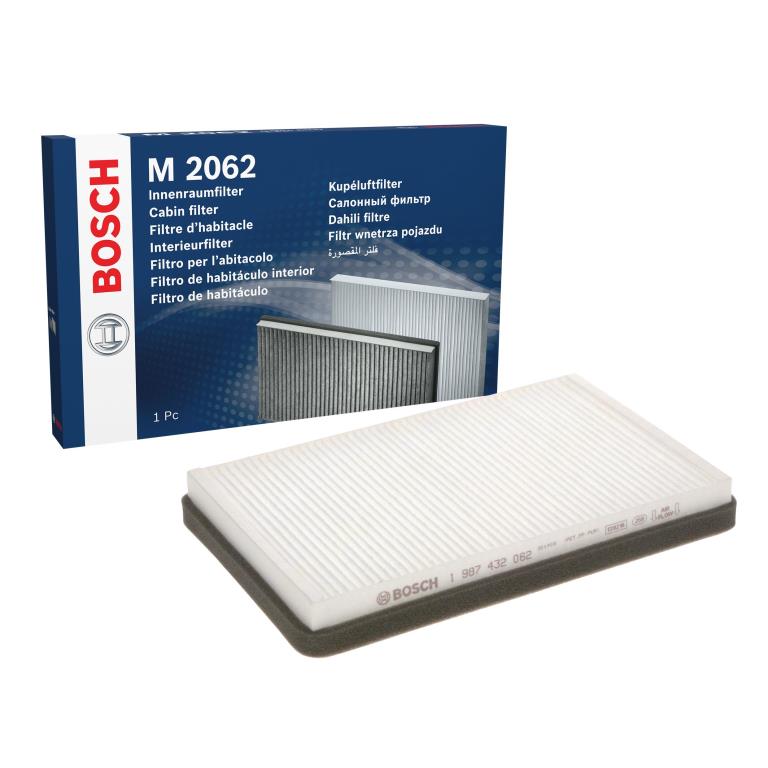 Filtre d'habitacle (Filtre à pollen) BOSCH M2062 - ref. 1 987 432 062