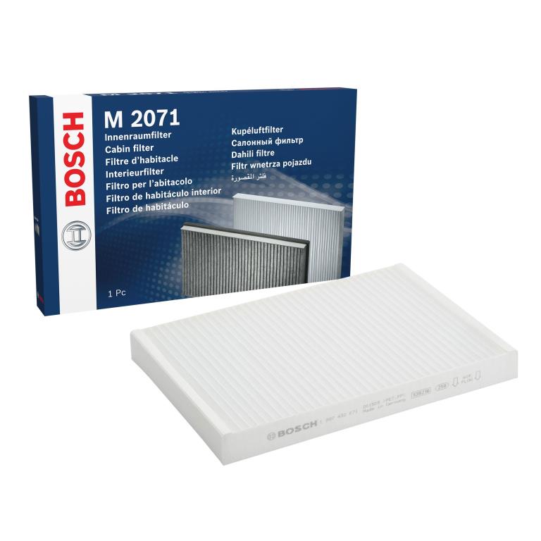 Filtre d'habitacle (Filtre à pollen) BOSCH M2071 - ref. 1 987 432 071