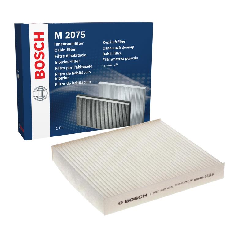 Filtre d'habitacle (Filtre à pollen) BOSCH M2075 - ref. 1 987 432 075