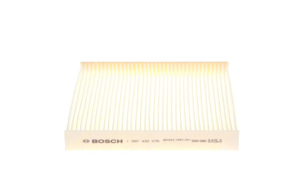 Filtre d'habitacle (Filtre à pollen) BOSCH M2075 - ref. 1 987 432 075