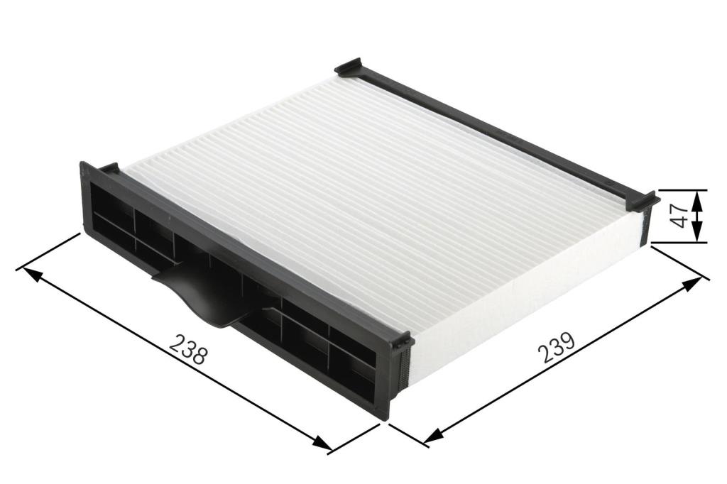 Filtre d'habitacle (Filtre à pollen) BOSCH M2094 - ref. 1 987 432 094