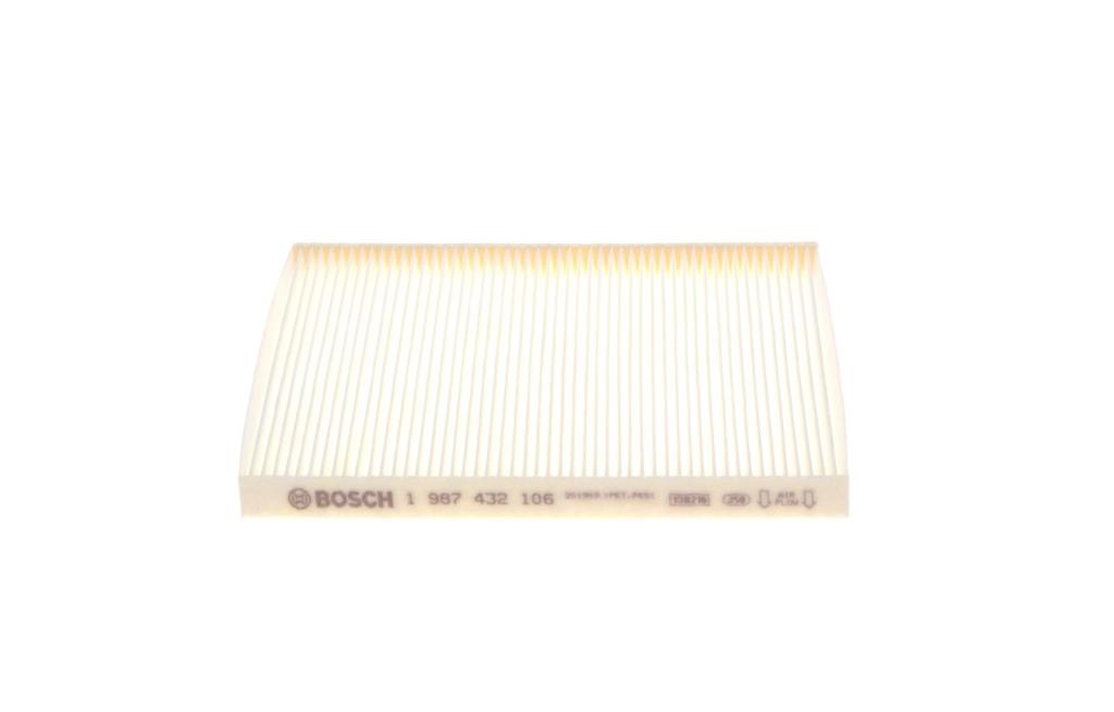 Filtre d'habitacle (Filtre à pollen) BOSCH M2106 - ref. 1 987 432 106