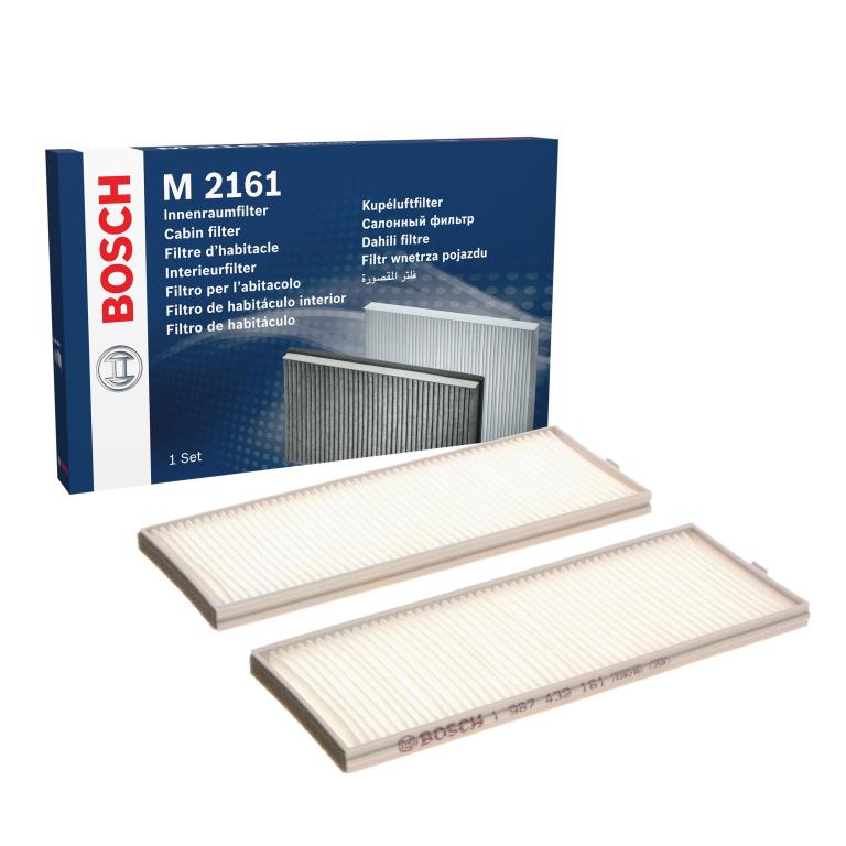 Filtre d'habitacle (Filtre à pollen) BOSCH M2161 - ref. 1 987 432 161