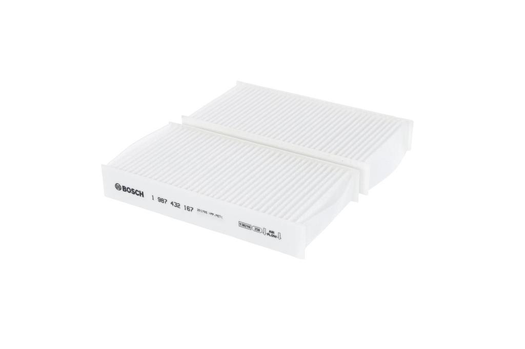Filtre d'habitacle (Filtre à pollen) BOSCH M2167 - ref. 1 987 432 167