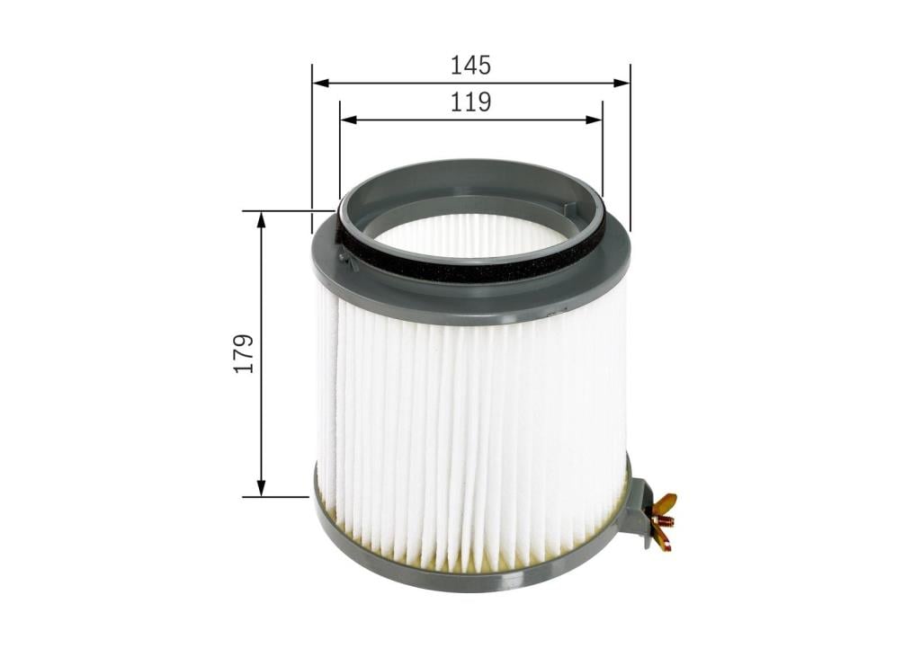 Filtre d'habitacle (Filtre à pollen) BOSCH M2193 - ref. 1 987 432 193