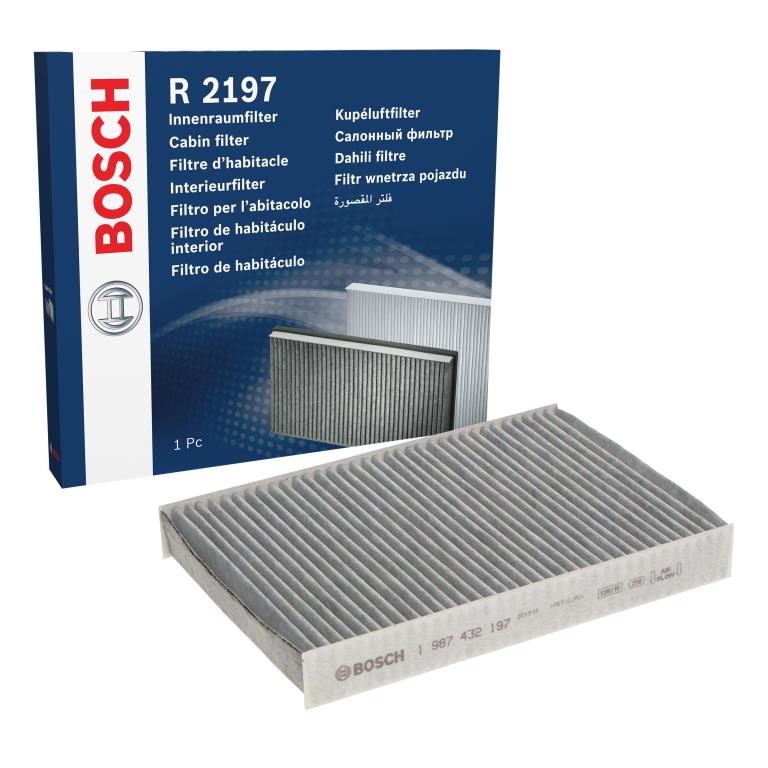 Filtre d'habitacle (Filtre à pollen) BOSCH M2197 - ref. 1 987 432 197