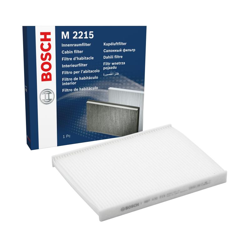 Filtre d'habitacle (Filtre à pollen) BOSCH M2215 - ref. 1 987 432 215
