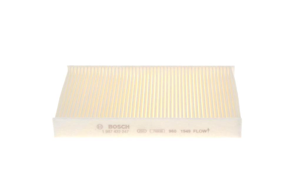 Filtre d'habitacle (Filtre à pollen) BOSCH M2247 - ref. 1 987 432 247
