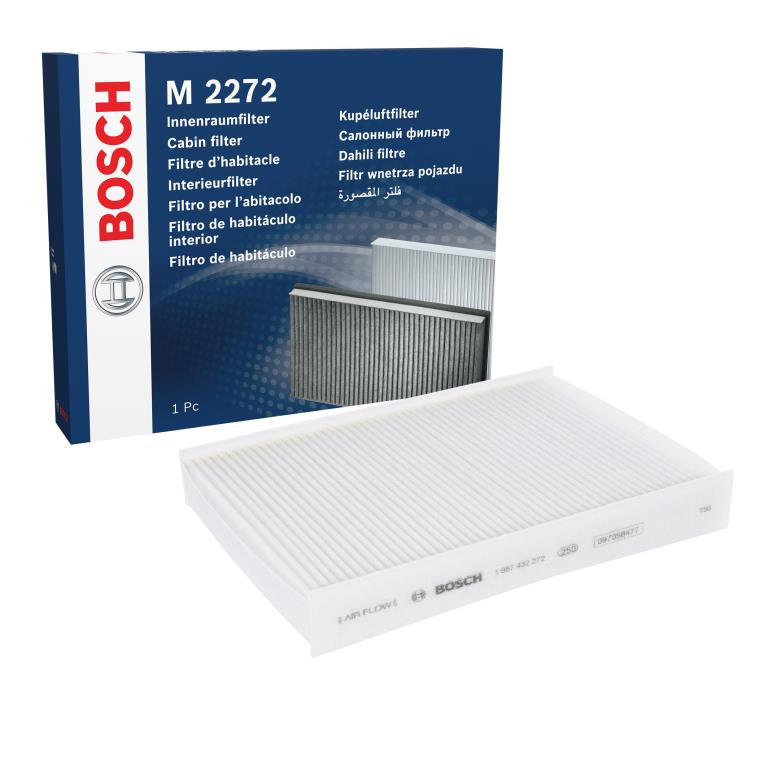 Filtro, aire habitáculo BOSCH M2272 - ref. 1 987 432 272