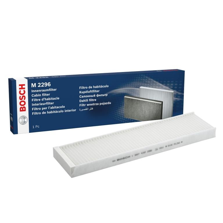 Filtre d'habitacle (Filtre à pollen) BOSCH M2296 - ref. 1 987 432 296