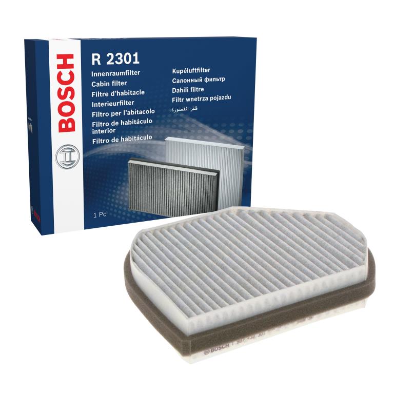 Filtre d'habitacle (Filtre à pollen) BOSCH R2301 - ref. 1 987 432 301