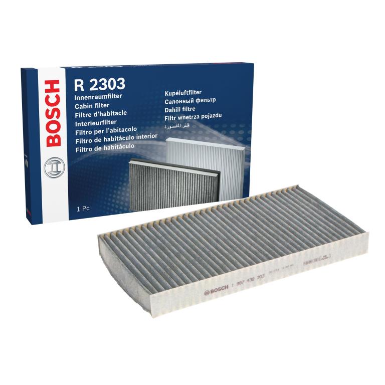 Filtro, aire habitáculo BOSCH R2303 - ref. 1 987 432 303